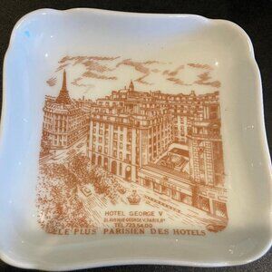 Vintage Limoges George V Porcelain Trinket Dish/Ashtray